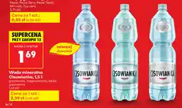 Biedronka Woda mineralna Cisowianka oferta
