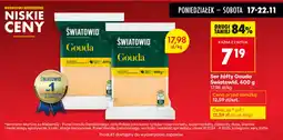 Biedronka Ser żółty Gouda Światowid oferta