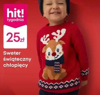 Sweter świąteczny chłopięcy