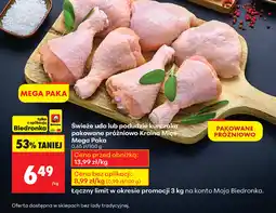 Biedronka Swieże udo lub podudzie kurczaka oferta