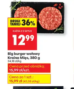 Biedronka Big burger wołowy oferta