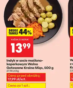 Biedronka Indyk w sosie maślano-koperkowym Wolno Gotowane Kraina Mięs oferta