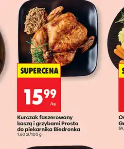 Biedronka Kurczak faszerowany oferta