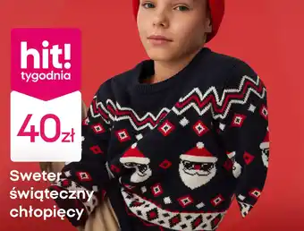 Sweter świąteczny chłopięcy