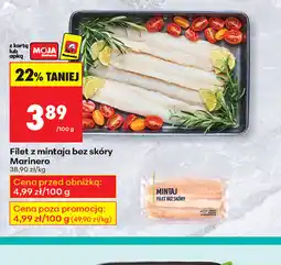 Biedronka Filet z mintaja bez skóry oferta