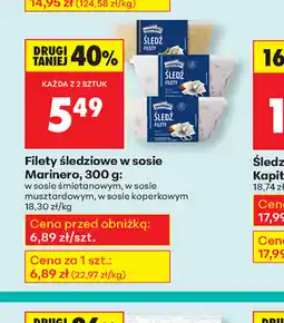 Biedronka Filety śledziowe w sosie Marinero oferta
