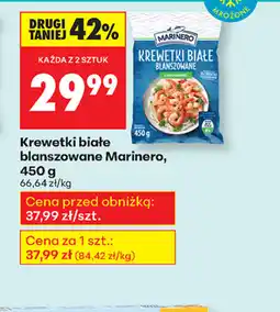 Biedronka Krewetki białe blanszowane Marinero oferta