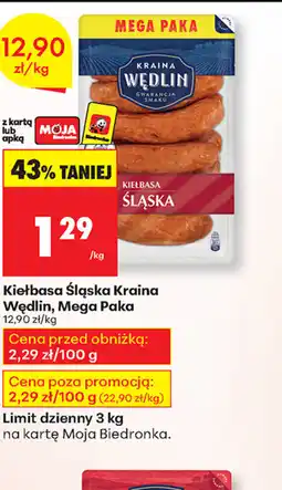 Biedronka Kiełbasa Sląska oferta