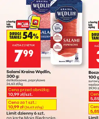Biedronka Salami Kraina Wędlin oferta