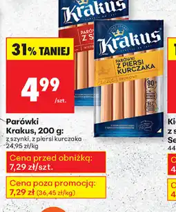 Biedronka Parówki Krakus oferta