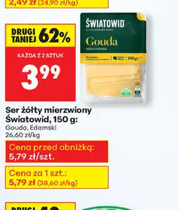 Biedronka Ser żółty mierzwiowy Swiatowid oferta