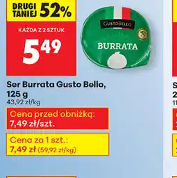 Biedronka Ser Burrata Gusto Bello oferta