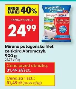 Biedronka Miruna patagońska filet ze skórą Abramczyk, 900 g oferta