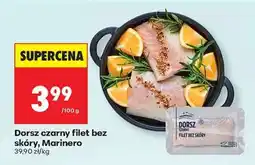 Biedronka Dorsz czarny filet bez skóry Marinero oferta