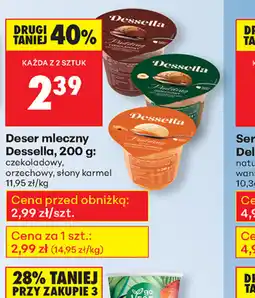 Biedronka Deser mleczny Dessella oferta
