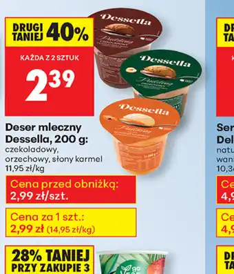 Biedronka Deser mleczny Dessella oferta