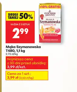 Biedronka Mąka Szymanowska oferta