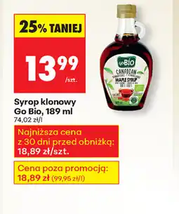 Biedronka Syrop klonowy oferta