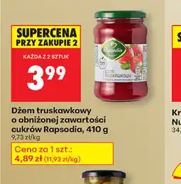 Biedronka Dżem truskawkowy oferta