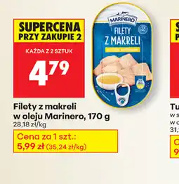 Biedronka Filety z makreli oferta