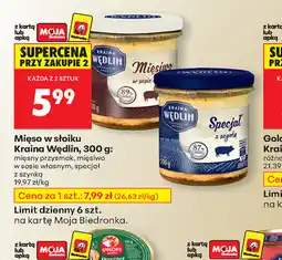 Biedronka Mięso w słoiku Kraina Wędlin oferta