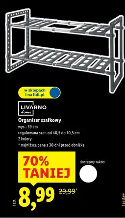 Lidl Organizer Livarno oferta
