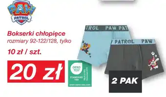 KiK Bokserki chłopięce Paw Patrol oferta