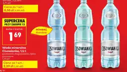 Biedronka Woda niegazowana Cisowianka oferta
