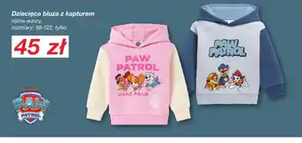 KiK Bluza z kapturem dziecięca Paw Patrol oferta