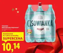 Lidl Woda niegazowana Cisowianka oferta