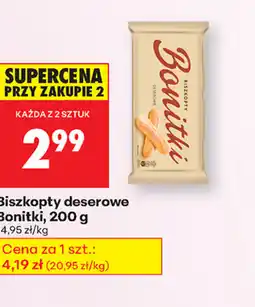 Biedronka Biszkopty deserowe Bonitki oferta