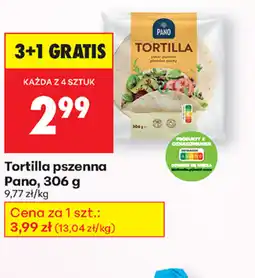 Biedronka Tortilla pszenna oferta