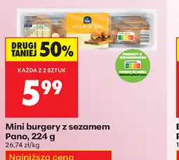 Biedronka Mini burgery z sezamem oferta