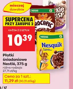 Biedronka Płatki śniadaniowe Nestlé oferta