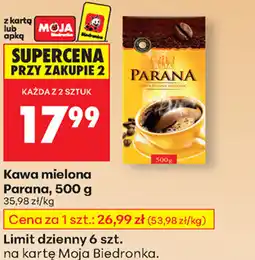 Biedronka Kawa mielona Parana oferta