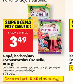 Biedronka Napój herbaciany rozpuszczalny Granella oferta