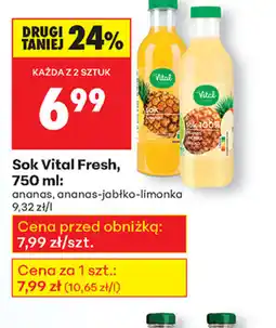 Biedronka Sok Vital Fresh oferta