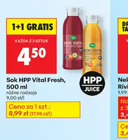 Biedronka Sok HPP Vital Fresh oferta
