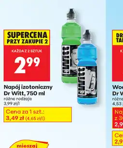 Biedronka Napój izotoniczny Dr Witt oferta
