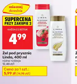 Biedronka Zel pod prysznic Linda oferta