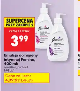 Biedronka Emulsja do higieny intymnej Femina oferta