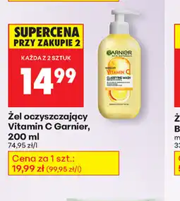 Biedronka Zel oczyszczający Vitamin C Garnier oferta