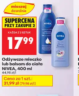 Biedronka Odżywcze mleczko lub balsam do ciała NIVEA oferta