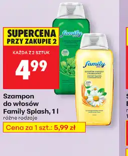 Biedronka Szampon do włosów Family Splash oferta