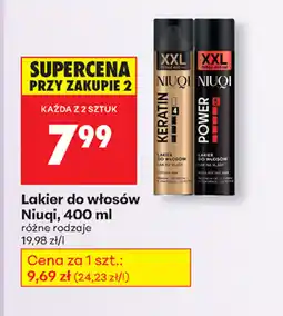 Biedronka Lakier do włosów Niuqi oferta