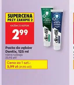 Biedronka Pasta do zębów Dentix oferta