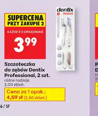Biedronka Szczoteczka do zębów Dentix Professional oferta