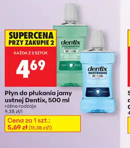 Biedronka Płyn do płukania jamy ustnej Dentix oferta