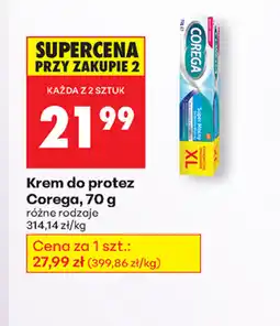 Biedronka Krem do protez Corega oferta
