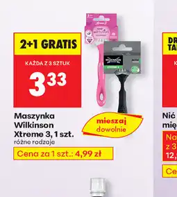 Biedronka Maszynka Wilkinson Xtreme 3 oferta